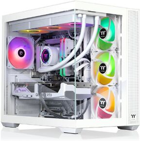 Thermaltake LCGS View u2870TS-380 Gaming Desktop (Intel® Core™ Ultra 9 285K, ToughRam 32GB DDR5 6400MT/s RGB Memory, NVIDIA® GeForce RTX™ 5070 Ti, 2TB NVMe M.2, WiFi, Windows 11) V38S-Z890-57T-LCS