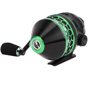 Fishing Reel High Speed Casting Wheel Fishing Reel Spincast Closed Reel for Fishing Replacement Accessory(Black&Green)