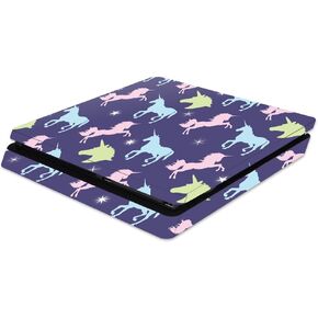 MightySkins Skin Compatible with Sony PS4 Slim Console - Unicorn Dream | Protective, Durable, and Unique Vinyl Decal wrap Cover | Easy to Apply, Remove, and Change Styles | Made in The USA