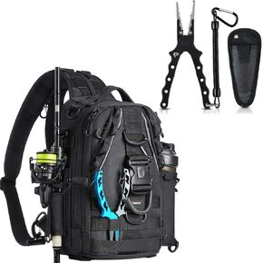 Piscifun Fishing Tackle Backpack with Fishing Pliers