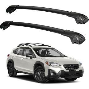 Car Roof Rack Cross Bars for XV Crosstrek 2018-2023 / Impreza 2017-2023 with Anti-Theft Lock, Aluminum Anti-Rust Cross Bar for Rooftop Cargo Carrier Luggage Kayak Canoe Bike Snowboard