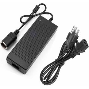 محول شاحن السيارة 12V 15A محول السيارة ، محول محول إمدادات الطاقة AC/DC للسيارة AC/DC لتنفيس الإطارات ، ثلاجة سيارة ، مكنسة للسيارات ، وأجهزة السيارات الأخرى