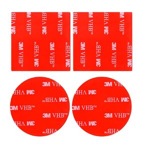 8 Pack Heavy Duty Round Double-Sided Tape (2-inch Diameter) - 3M VHB Adhesive Mounting Pads, Waterproof Foam Tape for Indoor and Outdoor Use, Perfect for Walls, Doors, Home Decor