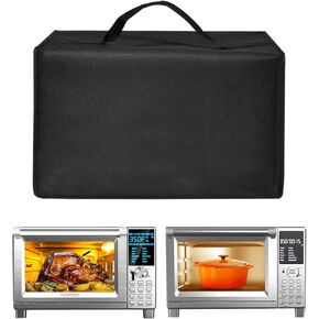Deep Fryer Cover Microwave Oven Cover Heat-Resistant Dustproof Nylon Lid For Nuwave Bravo XL Pro Air Fryer Toaster Oven/ Microwave Oven Air Fryer 30QT, Stainless Steel