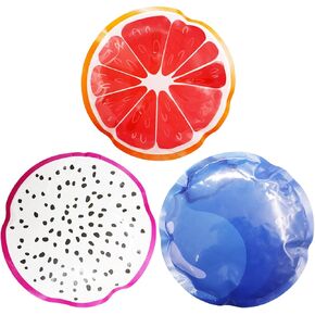Ice Packs for Coolers, Ice Pack for Lunch Boxes Cold Packs Lunch Bag- Keeps Food Cold – Cool Print Bag Designs - Great for Kids or Adults Lunchbox and Cooler (3 Pack)