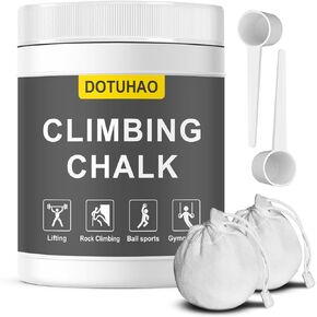 Climbing Chalk 500ML, Gym Chalk for Weightlifting, Rock Climbing, Bouldering, Gymnastics, Pole Grip, & More - Lifting Chalk & Climbing Chalk for Dry Hands