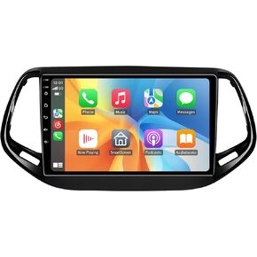 5GWiFi Upgrade 4GB+32GB Android 13 Car Radio Stereo for Jeep Compass 2017-2020 with Wireless Carplay&Android Auto 10.2 Inch Touch Screen WiFi GPS Bluetooth Backup Camera