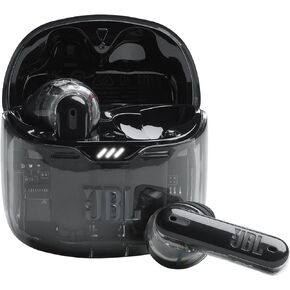 JBL Tune Flex - True Wireless with Active Noise Cancelling in-Ear Earbuds - Ghost Edition Black (Renewed)