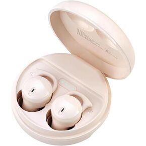 Invisible Sleep Headphones,Sleep Earbuds for Side Sleepers,Sleepbuds Comfortable Noise Blocking, Bluetooth 5.3 Wireless Open Ear Headphones for Sleeping,Driving,Hiking,Cycling - Beige