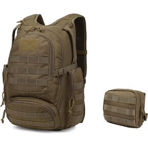 Mardingtop 25L Tactical Backpacks+Molle Admin Tactical Utility Pouch