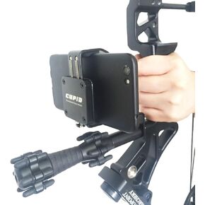 iPhone, Samsung, GoPro Smartphone Bow Holder - Camera Phone Bracket for Archery Hunting Moments