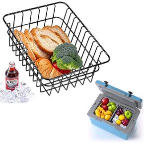 Cooler Basket for RTIC 52QT, 72QT Ultra-Light Coolers, Compatible with Coleman 54 QT Steel Belted Coolers, Keep Smaller Items Dry-Goods Basket, Compatible with Rtic Ice, RTIC Cooler Accessories etc.