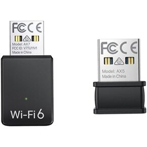 Brostrend AX900 USB WiFi Adapter لجهاز الكمبيوتر المحمول كمبيوتر سطح المكتب ، Mini WiFi 6 محول ، WiFi 6 محول USB 5 جيجا هرتز