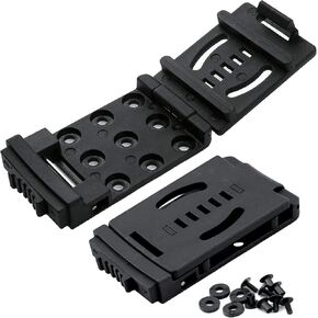 Combat-Loops, Holster Belt Clip Outdoor Loops with Mounting Holster Hardware or Mag Pouches Sheath Tools, Heavy Duty Holster Clip Metal - Belt Clips for Holsters