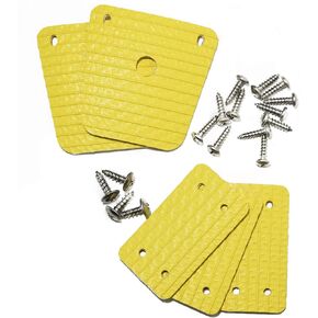 Igloo Cooler Replacement Hinge (3) and Latch (2) Set - Unbreakable, Made in USA, Repurposed Fire Hose