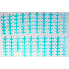 UV & Glow Fishing Lure Ladder Back Decal Tape 20 Pack