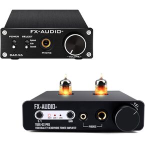 FX Audio DAC-X6 USB DAC AMP Combo and Tube 02 Pro 5725 Tube Pre-amp