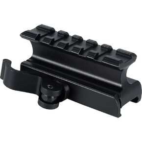 Monstrum picatinny Riser Mount للنقاط الحمراء والبصريات | 2.5 بوصة مع إطلاق سريع | بارزة