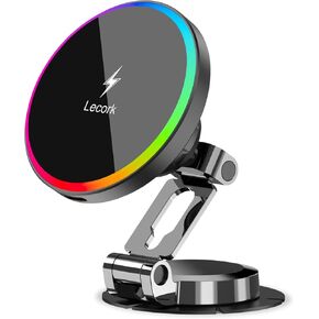 for Magsafe Car Mount Charger, 15W Air Vent Magnetic Wireles Car Mount Charger for iPhone 16 Pro Max Accessories, Car Phone Holder for iPhone 16 15 14 13 12, Zinc Alloy Case, Cool Grey in Saudi Arabia