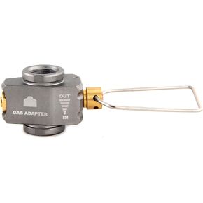 Gas Canister Refill Adapter, Portable Outdoor Gas Pressure Relief Valve Inflation Valve, Multi-Function Camping Canister Vent Valve