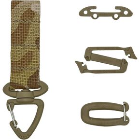 Tactical Molle Swivel Nylon Hook with a Variety of Connection Buckles,Suitable for Tactical Backpacks, Vests, Belts
