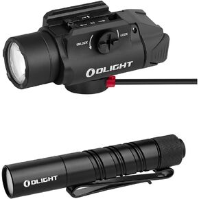 OLIGHT PL-3R Valkyrie Rechargeable Tactical Light 1500 Lumens Rail-Mounted Weaponlight Bundle I3T 2 EOS Pocket EDC Flashlight
