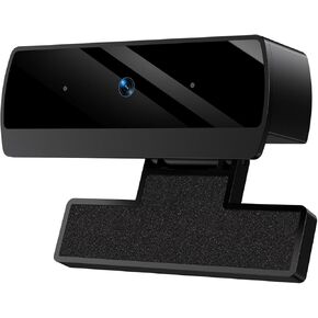 كاميرا ويب عالية الدقة 1080p مع الميكروفون وكاميرا كمبيوتر USB لجهاز الكمبيوتر المحمول/سطح المكتب/جهاز MAC ، المكونات والتشغيل ، مكالمة فيديو زاوية واسعة للتكبير/سكايب/فرق/يوتيوب ، دفق وأجهزة Xbox One Gaming