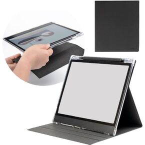 Miter 2in1 Case لـ Onyx Boox Go 10.3 ، غطاء Kickstand القابل للفصل المغناطيسي وحالة جيلي TPU الداخلية مع النوم التلقائي/الاستيقاظ (الأسود)