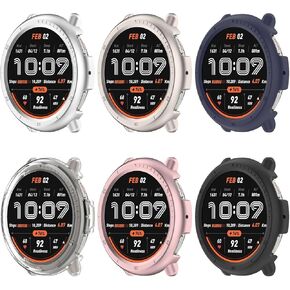 6Pack Watch Cover Compatible with Amazfit Active 2 Smartwatch 44mm Protective Case, No Screen Protector