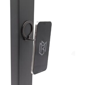 Double Magnetic Ring Phone Holder, Compatible with MagSafe, Dual-Sided Mount for iPhone 16/15/14/13/12 Series, Attach to Iron/Steel Surfaces, Gym and Fitness Accessory