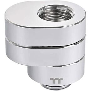 Thermaltake Pacific F-Pro 360° Degree Rotary Offset Chrome G 1/4 Thread DIY LCS Fitting CL-W437-CU00SL-A