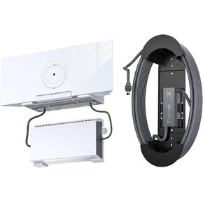 Xlttywl Starlink V3 Mount ، Starlink Gen 3 Router Wall Mount مع مزود طاقة Starlink ، مجموعة تصاعد Cable Cable Cable لـ Starlink V3 القياسية