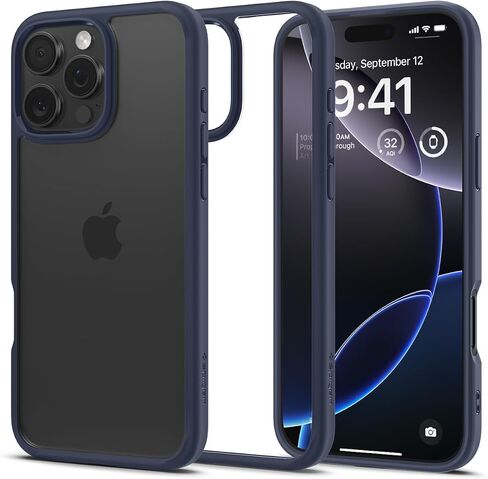Spigen for iPhone 17 Pro Case, Ultra Hybrid [TPU Covered Camera Control] [Anti-Yellowing] [No Magnet Ring] - Crystal Clear in Saudi Arabia
