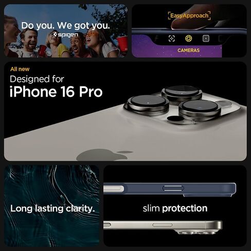 Spigen for iPhone 17 Pro Case, Ultra Hybrid [TPU Covered Camera Control] [Anti-Yellowing] [No Magnet Ring] - Crystal Clear in Saudi Arabia
