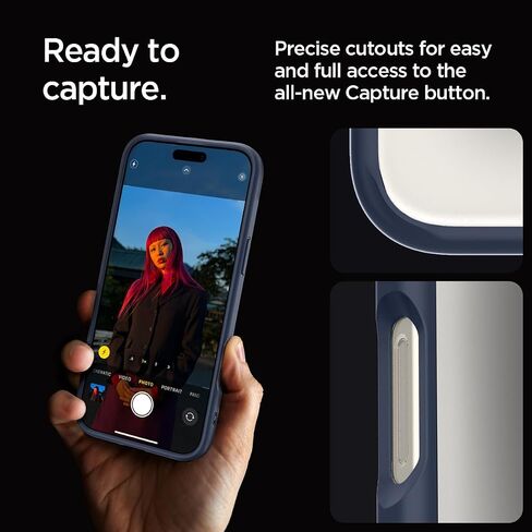 Spigen for iPhone 17 Pro Case, Ultra Hybrid [TPU Covered Camera Control] [Anti-Yellowing] [No Magnet Ring] - Crystal Clear in Saudi Arabia