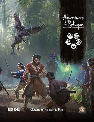 EDGE Studio Adventures in Rokugan Roleplaying Game | Legend of The Five Rings RPG | Strategy Game for Adults | 2+ Players | Ages 14+ | Average Playtime 90 Minutes | Made by EDGE Studio in Saudi Arabia