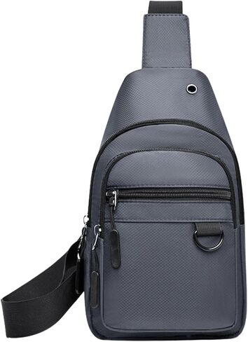Crossbody Small Backpack Casual Sling Daypack for Men & Women Waterproof Chest Bag Lightweight Shoulder Bag for Travel,Shopping,Athletic,Jogging,Hiking,Running Blue in Kuwait