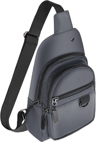 Crossbody Small Backpack Casual Sling Daypack for Men & Women Waterproof Chest Bag Lightweight Shoulder Bag for Travel,Shopping,Athletic,Jogging,Hiking,Running Blue in Kuwait
