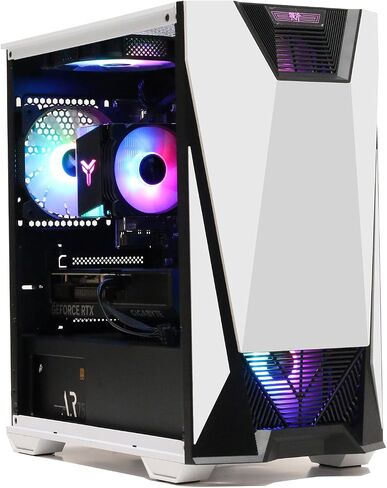 MXZ Desktop Computer High Performance Gaming pc, Ryzen 5 7600 Zenn 4 Architecture,B650,16GB DDR5,1T NVME,5 RBG Fans, Windows 11 Pro Ready to use(R5 7600| RTX 4060) in Kuwait