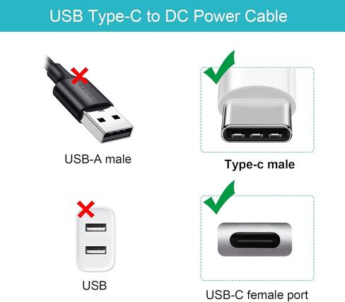 USB C to Car Cigar Cable Converter, up to 12V 3A,PD USB-C Charger,Type-C Male Plug to Car Adapter Female Socket Cable in Saudi Arabia
