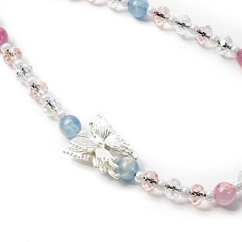 Beaded Cute Phone lanyard- Handmade Multicolor Acrylic Beads Universal Compatible with Most Smartphones in Saudi Arabia