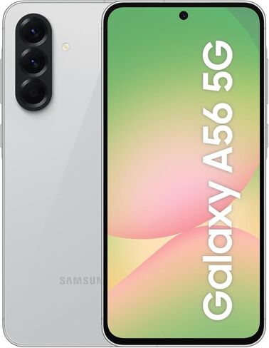 SAMSUNG Galaxy A56 5G Ai (for Tmobile Mint Tello & Global) (256GB + 12GB) Version Latina Unlocked SM-A566E/DS 6.6" 120Hz 50MP Triple (Awesome Graphite SM-A566EZADTPA) in Saudi Arabia