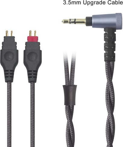 okcsc Headphones Cable Replacement Upgrade Cable with 3.5mm Stereo Plug for SENNHEISER Earphones HD650 HD600 HD580 HD535 HD545 HD565 HD265 in Saudi Arabia