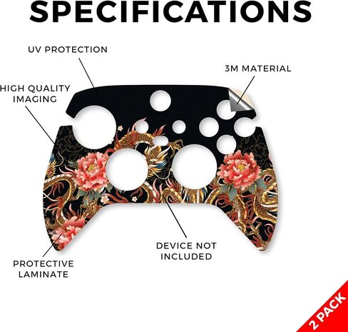 الجلد متوافق مع Microsoft Xbox Series X | S Controller (2 Pack) - Dead Wood - Premium 3M Vinyl Protction Wrap Cover - من السهل تطبيق | مصنوع في الولايات المتحدة الأمريكية من قبل Mayyskins in Kuwait