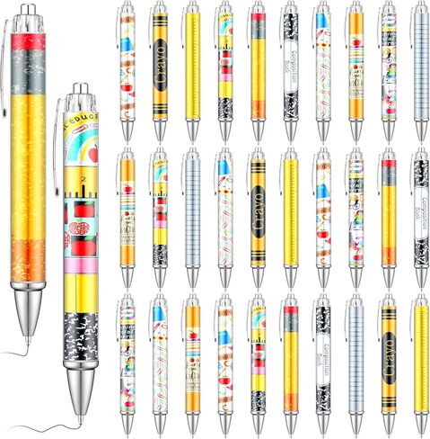 50 Pcs Teacher Pens Appreciation Gifts Bulk Funny Ballpoint Pens Motivational Inspirational Thank You Gift for Back to School Employee Coworker Student Office Supplies in Kuwait
