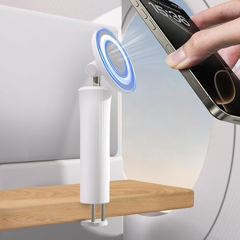 حامل الهاتف Magnetic Airplane CLQ Magnetic Airplane ، للحصول على ملحقات Magsafe Airplane Travel Essentials ، 360 درجة مئوية ، قم بتعديل الهواتف الهاتفية ذات الطول القابل للتعديل لجهاز iPhone/Pro/Max/Magsafe/الهواتف الذكية in Kuwait