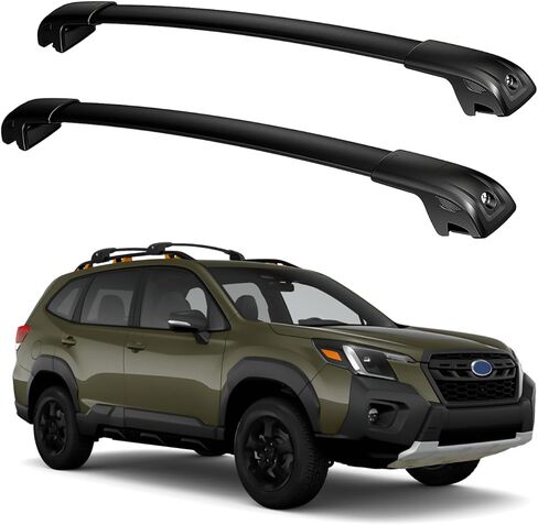 Car Roof Rack Cross Bars for XV Crosstrek 2018-2023 / Impreza 2017-2023 with Anti-Theft Lock, Aluminum Anti-Rust Cross Bar for Rooftop Cargo Carrier Luggage Kayak Canoe Bike Snowboard in Saudi Arabia