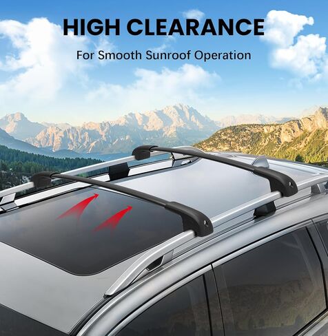 Car Roof Rack Cross Bars for XV Crosstrek 2018-2023 / Impreza 2017-2023 with Anti-Theft Lock, Aluminum Anti-Rust Cross Bar for Rooftop Cargo Carrier Luggage Kayak Canoe Bike Snowboard in Saudi Arabia