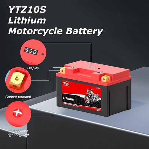TPE Lithium DLF4L-BS,12V 3AH 350CCA Motorcycle Battery Powersport Battery for ATV, Jet Ski, Scooter, PWC & More in Saudi Arabia