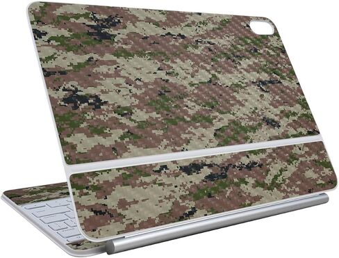 Carbon Fiber Skin Compatible with Apple Magic Keyboard for iPad Air 13-inch (M3) 2025 - Green Wheat Fields - Premium 3M Vinyl Protective Wrap Decal Cover - Easy to Apply | MMade in The USA in Kuwait
